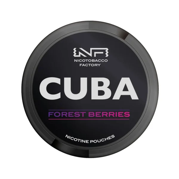 Cuba Forest Berries Fuertes bolsas de nicotina