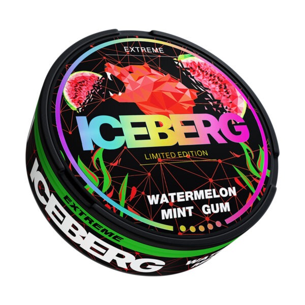 Iceberg Watermelon Mint Gum nicotine pouches buy online UK