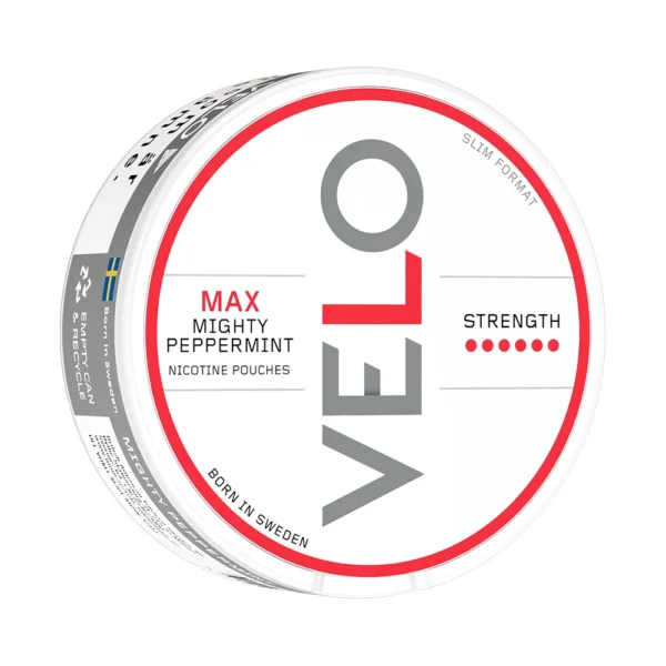 Velo Mighty Peppermint Max nicotine pouches