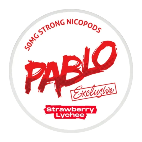 acheter les sachets de nicotine Pablo Exclusive Strawberry Lychee
