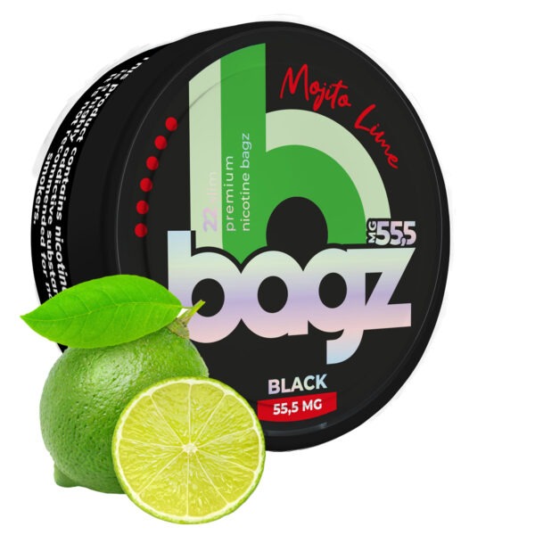 Bagz Mojito Lime Black nicotine pouches