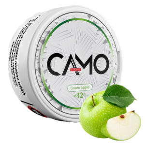 CAMO Green Apple 12mg buy nicotine pouches