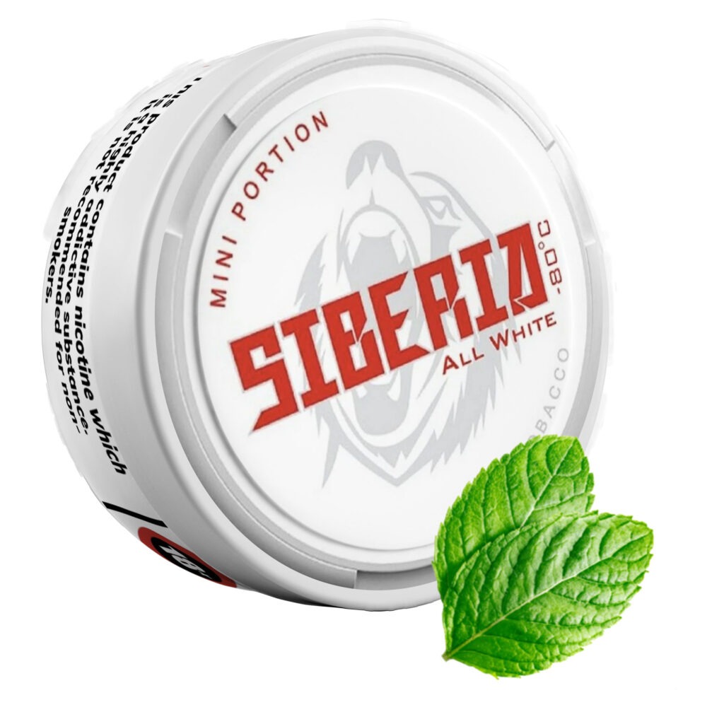 Siberia Mini Nicotine Pouches - ALL WHITE