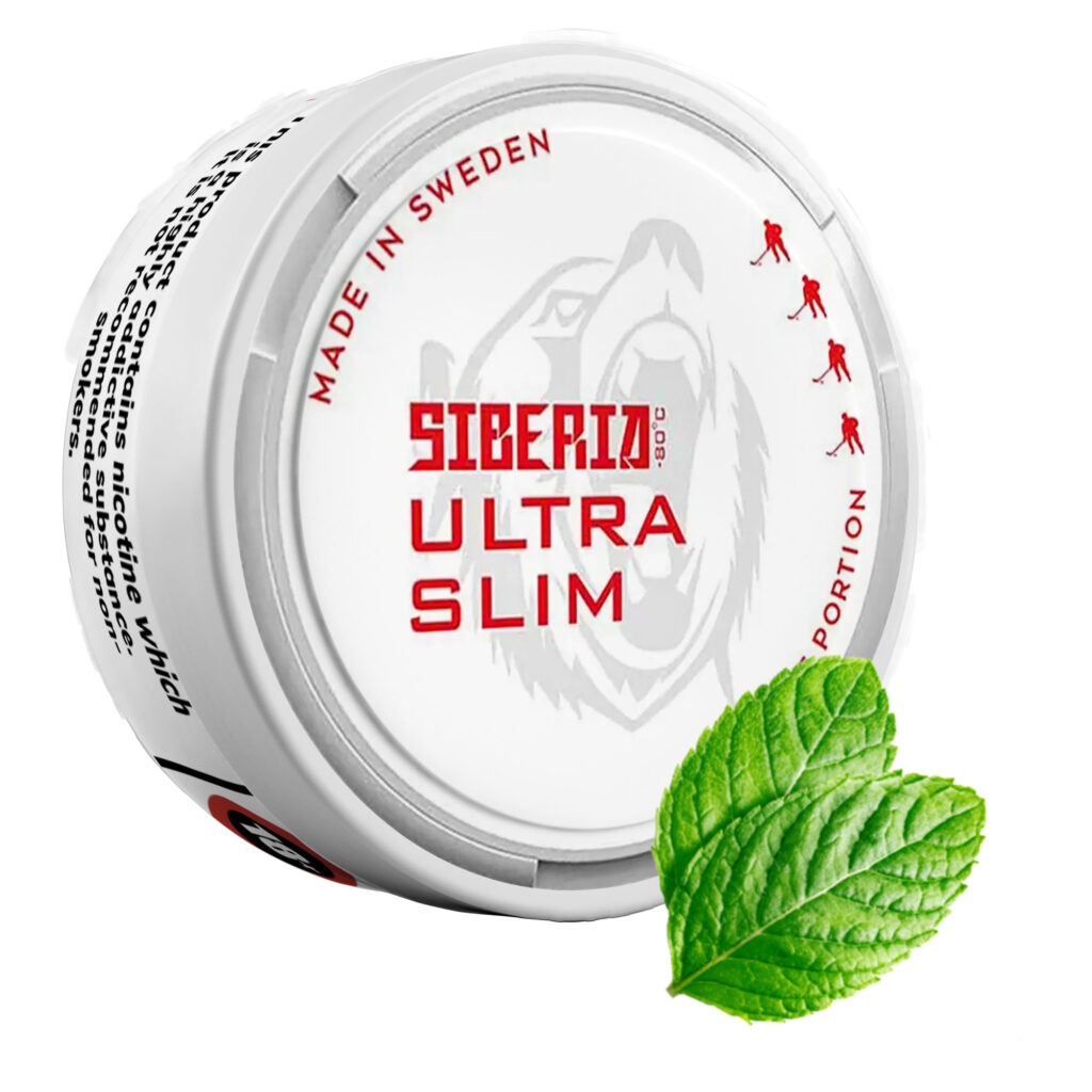 Siberia Ultra Slim Nicotine Pouches - ALL WHITE nicotine pouches