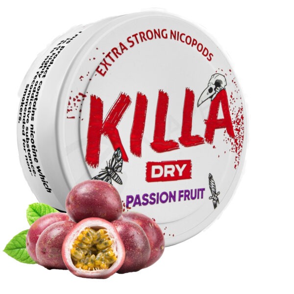 Killa Passion Fruit Dry Nicotine Pouches