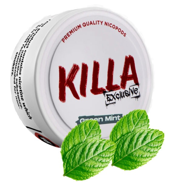 Killa Green Mint Exclusive Nicotine Pouches